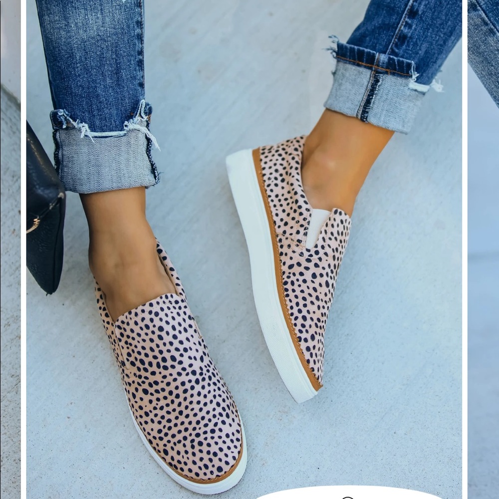 Leopard Vici Collection Slip On Shoes